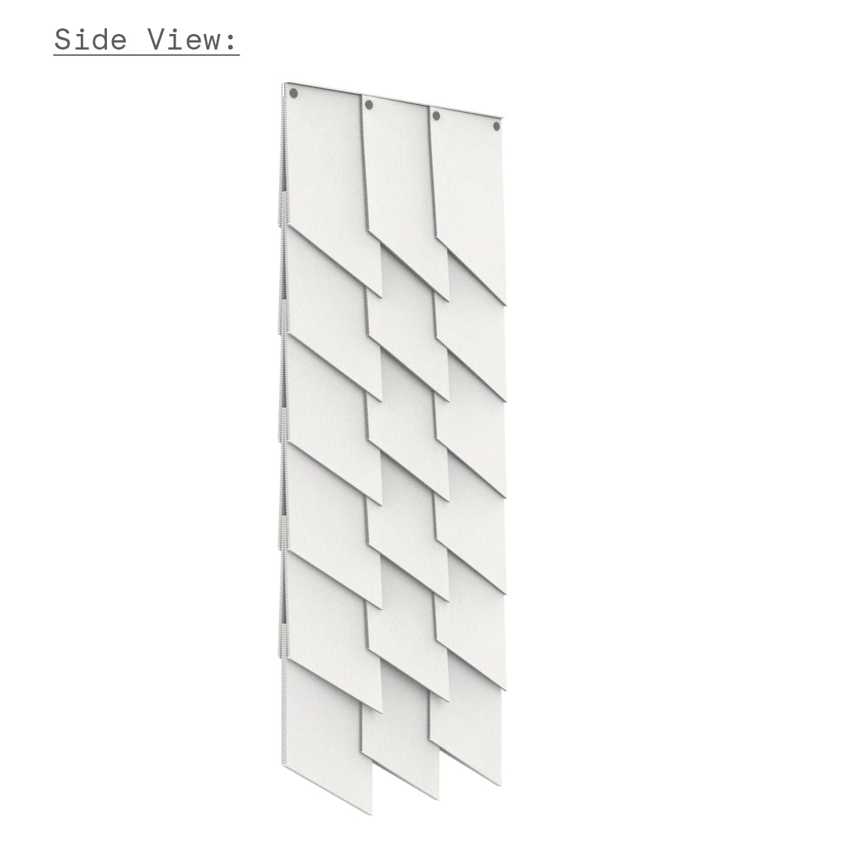 Felt Tile Slanted - Sound absorbing panels – Rom & Tonik