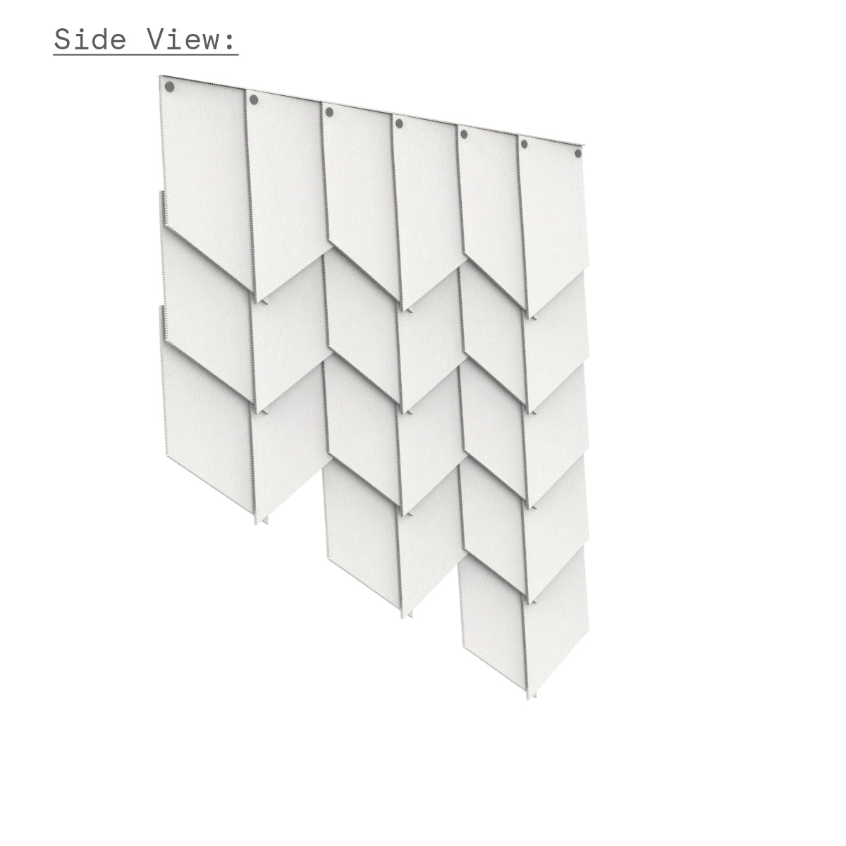Felt Tile Slanted - Sound absorbing panels – Rom & Tonik