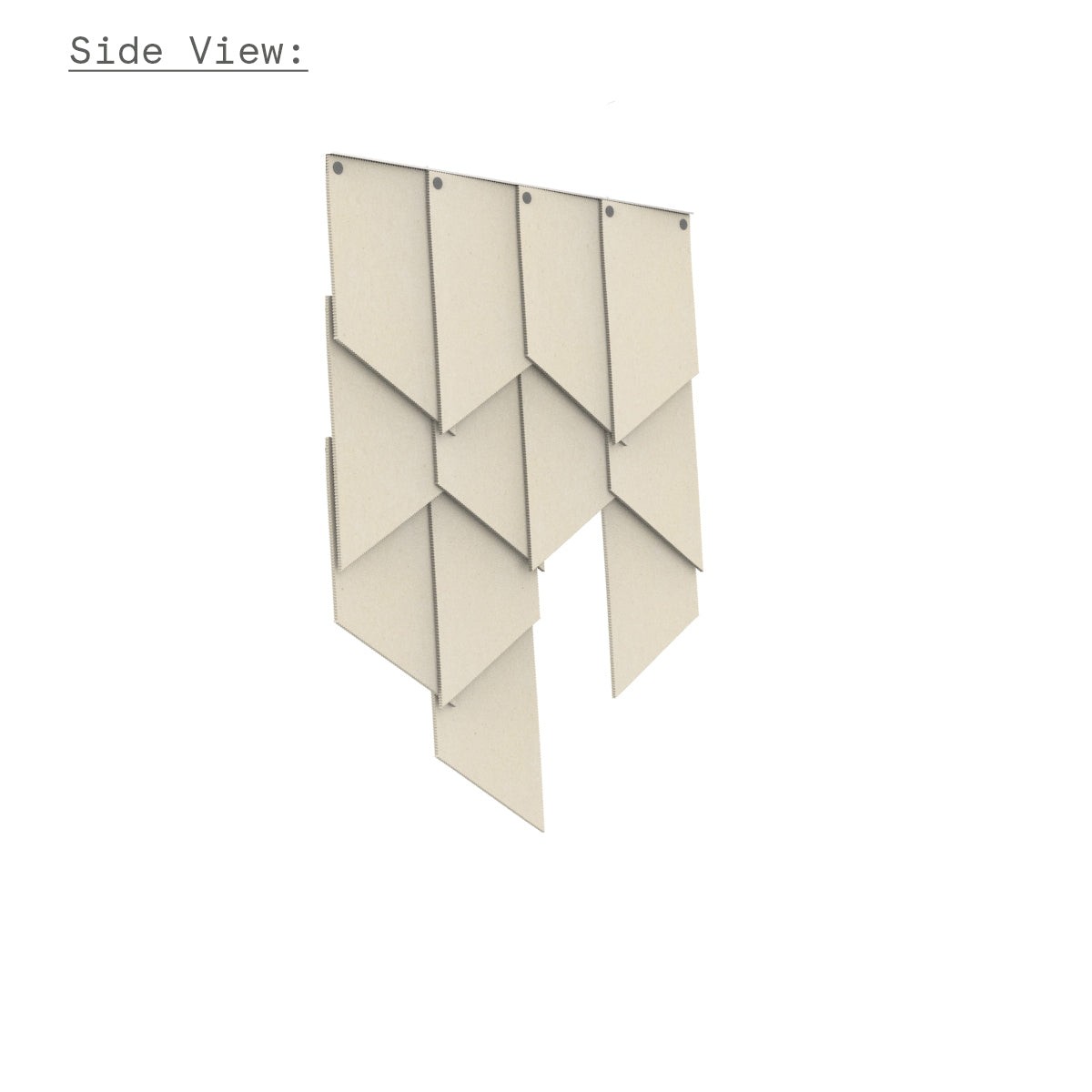 Felt Tile Slanted - Sound absorbing panels – Rom & Tonik
