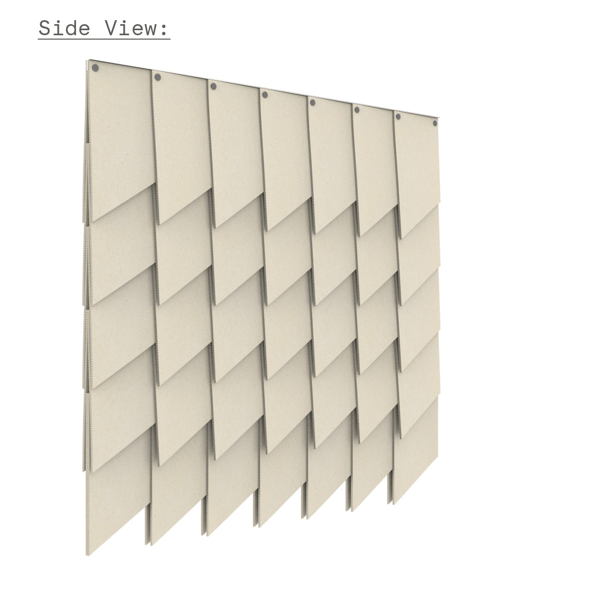 Felt Tile Slanted - Sound absorbing panels – Rom & Tonik