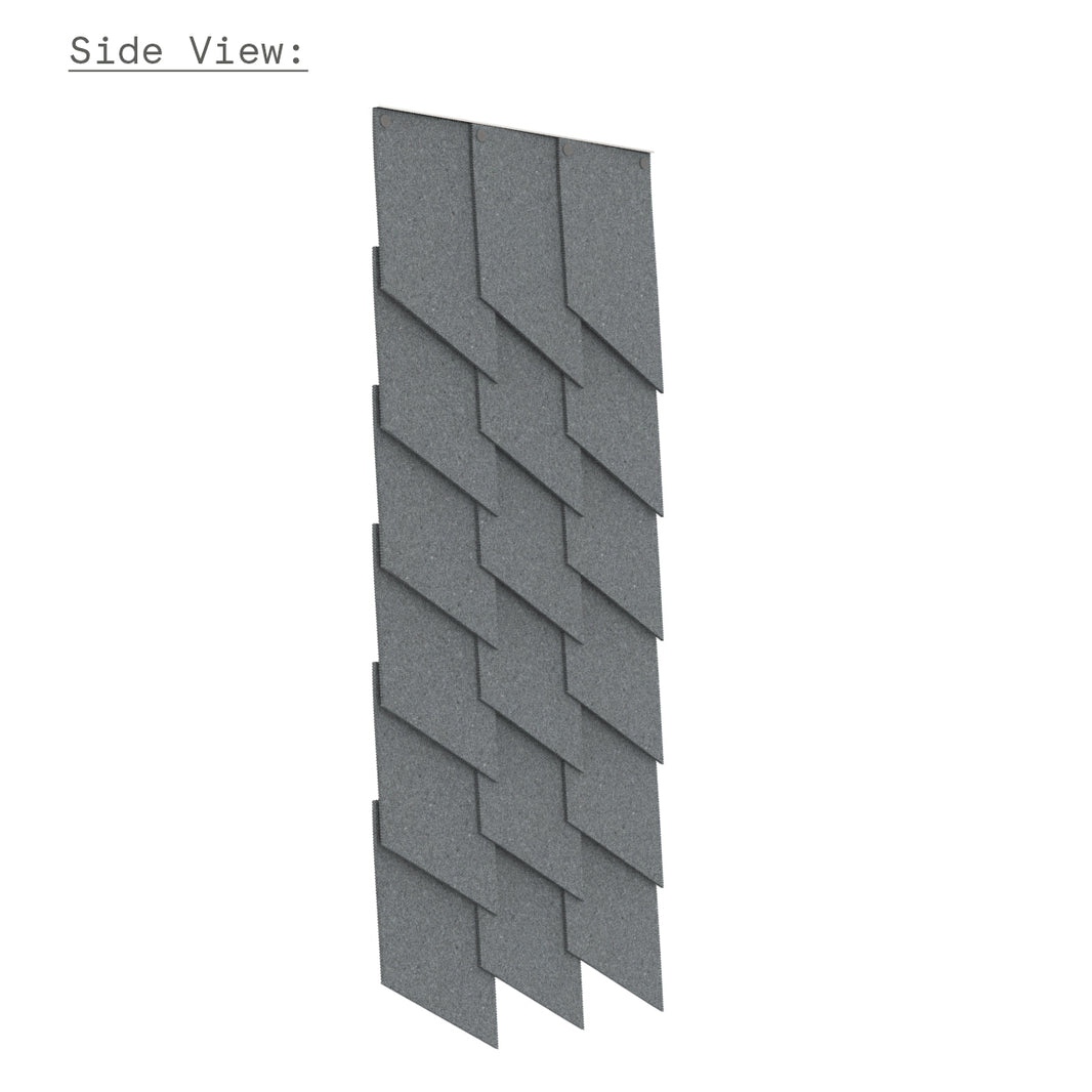 Felt Tile Slanted - Sound absorbing panels – Rom & Tonik
