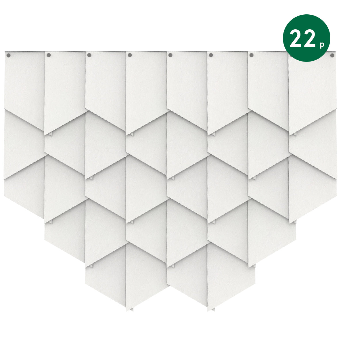 Felt Tile Slanted 8-34