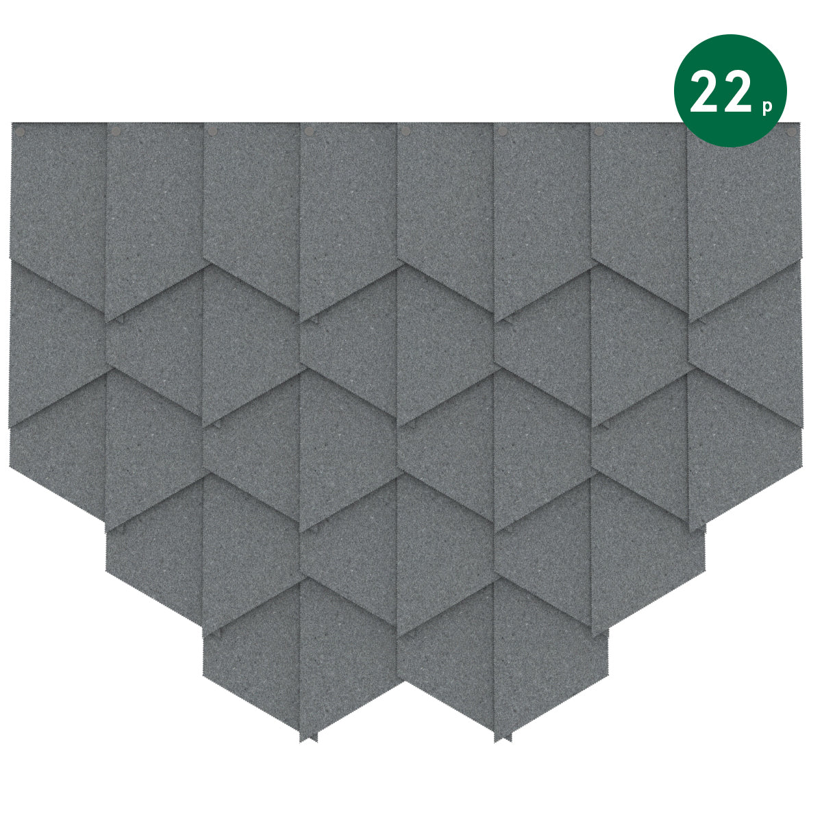 Felt Tile Slanted 8-34