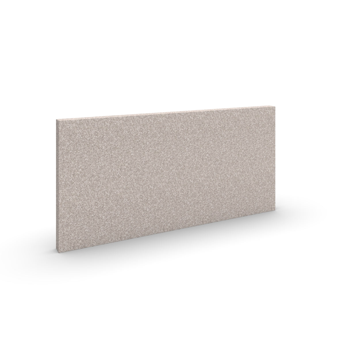 Basic wall sound absorber in dark beige acoustic wool felt textile. Size 58cmx116cm. Akustikkplater og lyddemping vegg