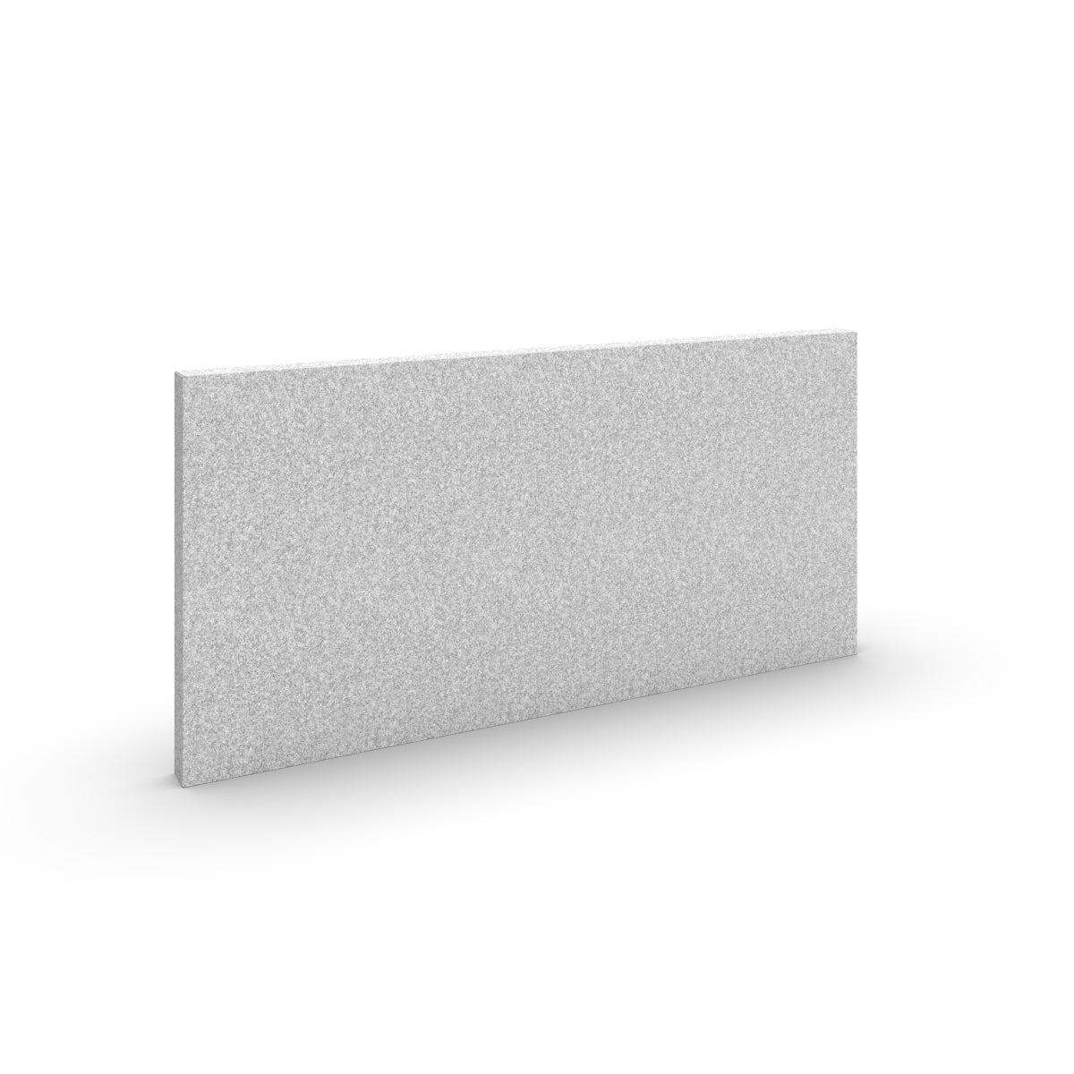 Basic wall sound absorber in light grey acoustic wool felt. Size 58cmx116cm. Akustikkplater og lyddemping vegg