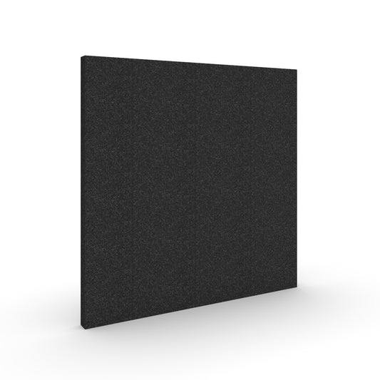 Basic Wall sound absorber in black melange  size 116cmx116cm. Akustikkplater og lyddemping vegg