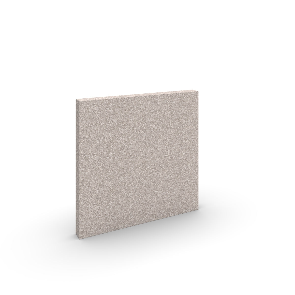 Square Basic wall sound absorber in dark beige acoustic wool felt. Akustikkplater og lyddemping vegg