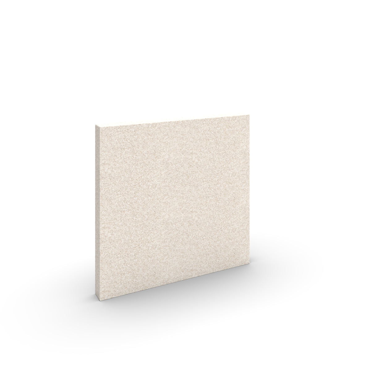 Square Basic wall sound absorber in natural beige acoustic wool felt. Akustikkplater og lyddemping vegg