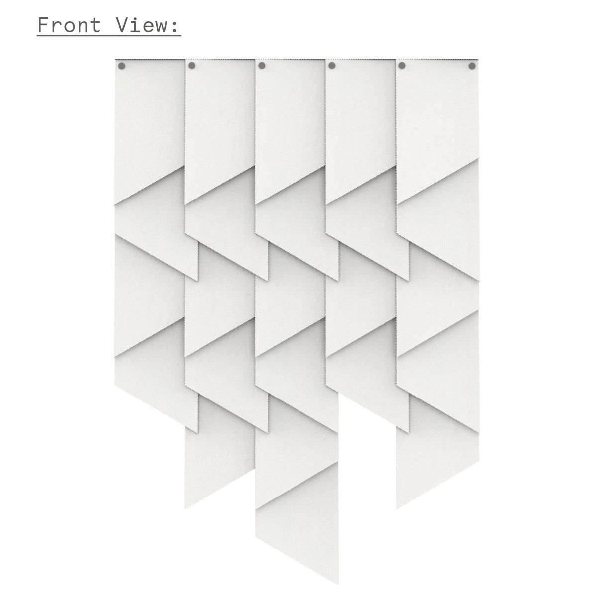 Felt Tile Slanted 5-24